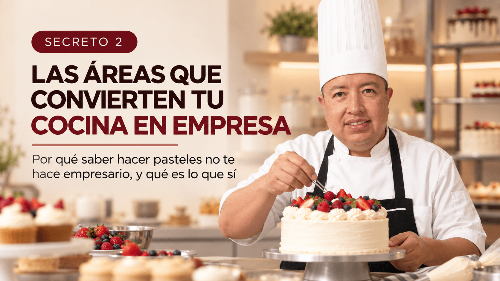 Secreto 2: Las áreas que convierten tu cocina en emprresa